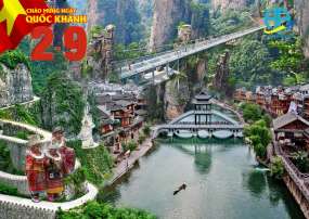 Tour Du Lịch Trương Gia Giới 6 Ngày 5 Đêm 2/9