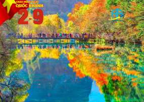 Tour Trương gia giới - Thành Đô - Cửu trại câu 6 Ngày 5 Đêm 2/9/2023